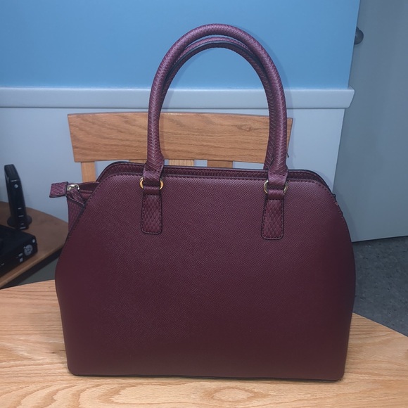 BURGUNDY MOSSIMO HANDBAG - Picture 3 of 8